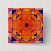 CBC 1970s Stijlvolle Logo Vierkante Button 5,1 Cm (Voorkant)