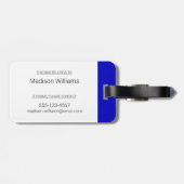 CBC 1974 Logo Bagagelabel (Achterkant horizontaal)