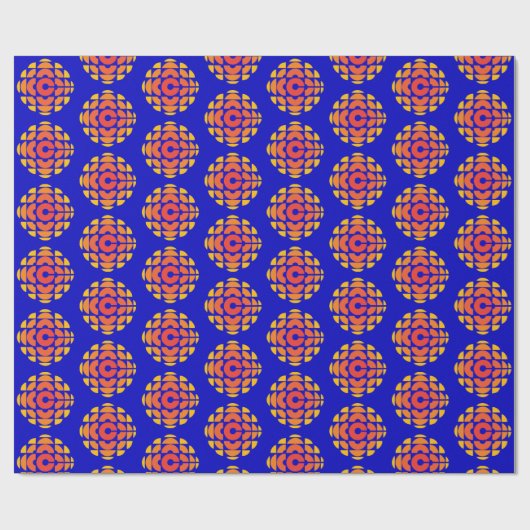 CBC 1974 Logo Cadeaupapier (Vlak)