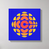CBC 1974 Logo Canvas Afdruk (Voorkant)