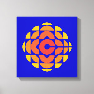 CBC 1974 Logo Canvas Afdruk