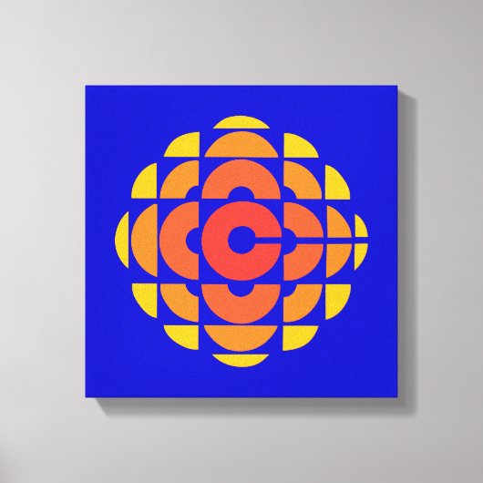 CBC 1974 Logo Canvas Afdruk (Voorkant)