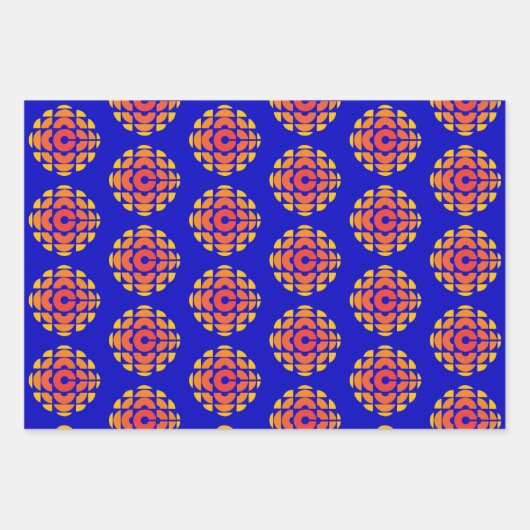 CBC 1974 Logo Inpakpapier Vel (Voorkant 3)