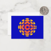 CBC 1974 Logo Notitiekaartje (Voorkant / Achterkant in situ)