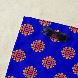 CBC 1974 Logo Pattern Strandlaken