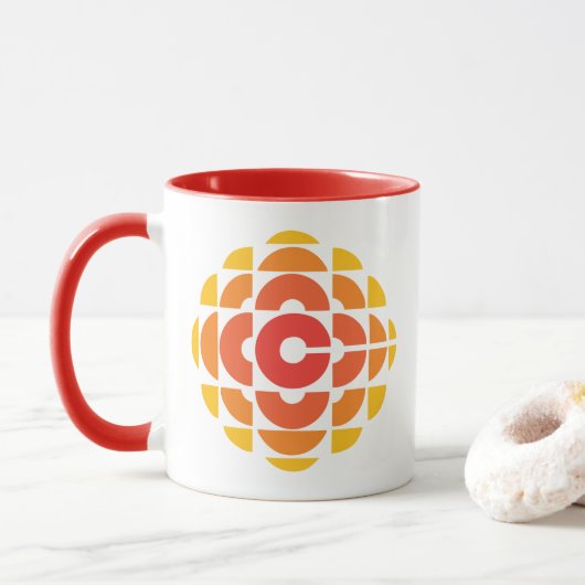 CBC 1974 Logo - Ringer Mok (Met donut)