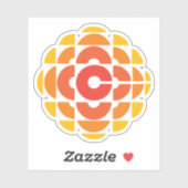 CBC 1974 Logo Sticker (Vel)