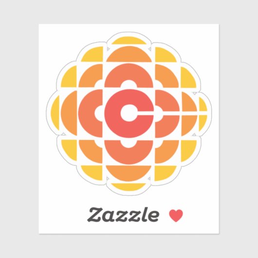 CBC 1974 Logo Sticker (Vel)