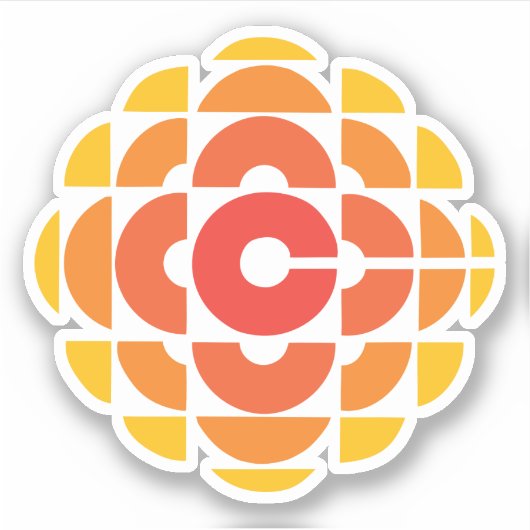 CBC 1974 Logo Sticker (Voorkant)