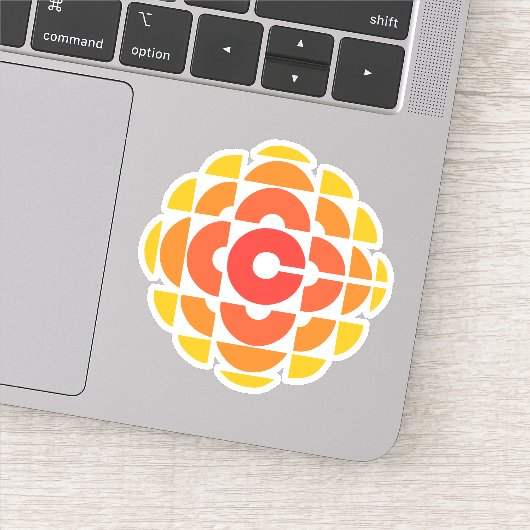 CBC 1974 Logo Sticker (Detail)