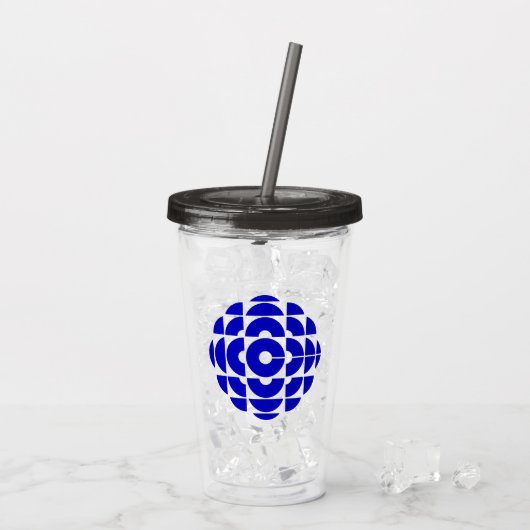 CBC 1986 Logo Acryl Tumbler Acryl Drinkbeker (Achterkant ijs)