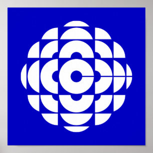 CBC 1986 Logo blauw Poster