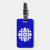 CBC 1986 Logo blauw Poster Bagagelabel (Voorkant verticaal)