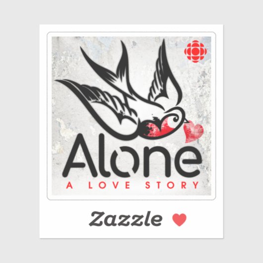 CBC Alone: Een Love Story Sticker (Vel)