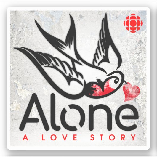 CBC Alone: Een Love Story Sticker (Voorkant)