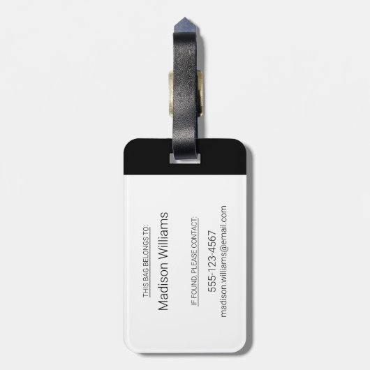 CBC Back Story Bagagelabel (Achterkant verticaal)