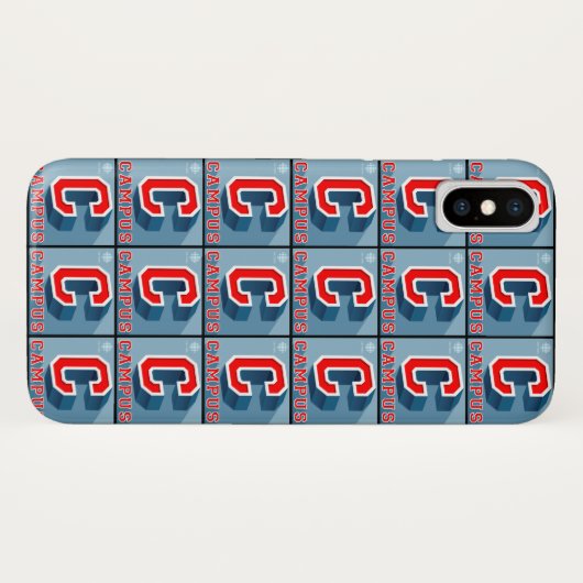 CBC Campus Case-Mate iPhone Case (Achterkant (horizontaal))