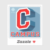 CBC Campus Sticker (Vel)