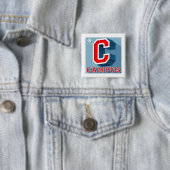CBC Campus Vierkante Button 5,1 Cm (In situ)