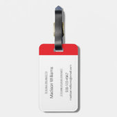 CBC Canada leest Bagagelabel (Achterkant verticaal)