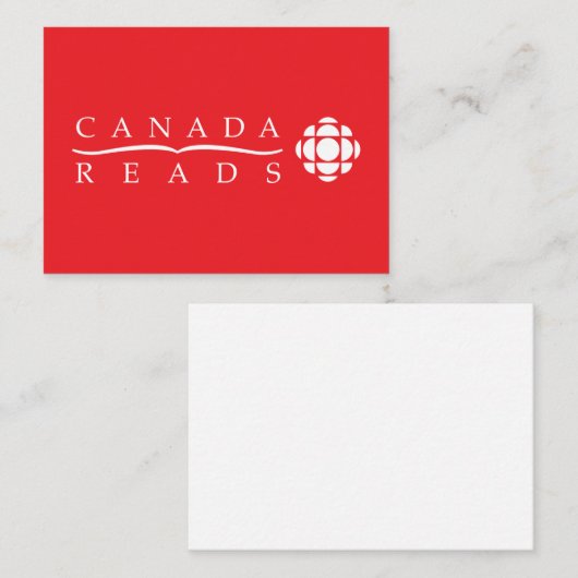 CBC Canada leest Notitiekaartje (Voorkant / Achterkant)