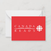 CBC Canada leest Notitiekaartje (Voorkant)