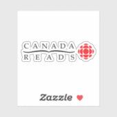 CBC Canada leest Sticker (Vel)
