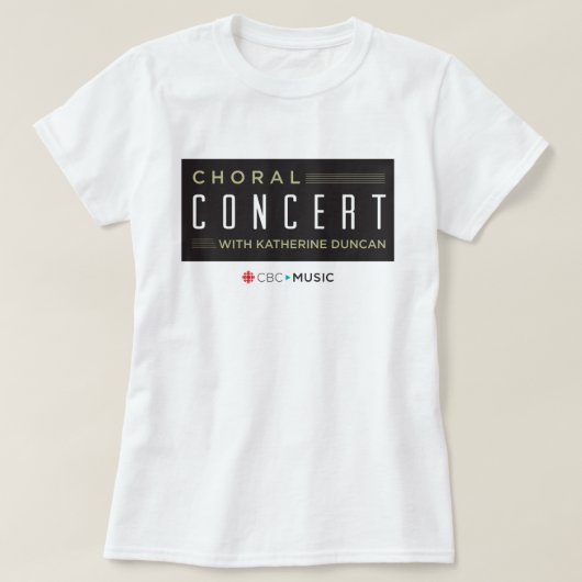 CBC Choral Concert T-shirt (Design voorkant)