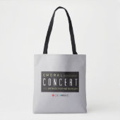 CBC Choral Concert Tote Bag (Voorkant)