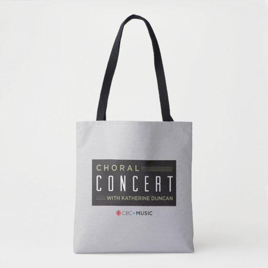 CBC Choral Concert Tote Bag (Voorkant)