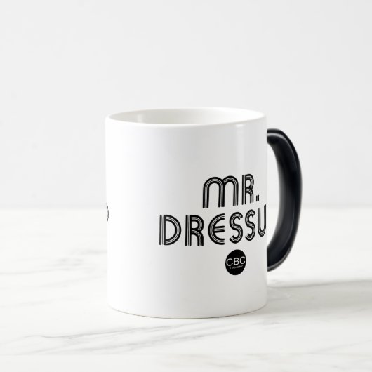 CBC de heer Dressup Title Graphic Magische Mok (Voorkant rechts)