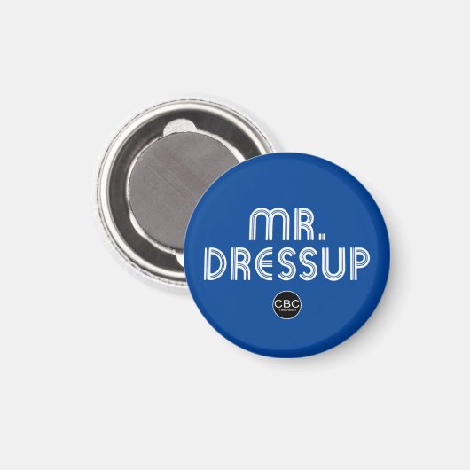 CBC de heer Dressup Title Graphic Magneet (Voorkant / Achterkant)