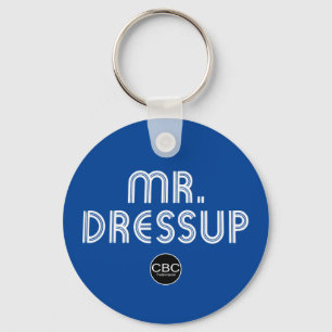 CBC de heer Dressup Title Graphic Sleutelhanger