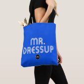 CBC de heer Dressup Title Graphic Tote Bag (Dichtbij)