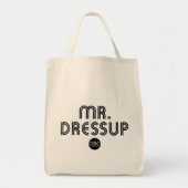 CBC de heer Dressup Title Graphic Tote Bag (Voorkant)