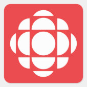CBC Gem Vierkante Sticker (Voorkant)