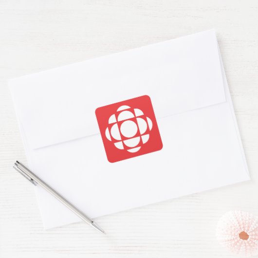 CBC Gem Vierkante Sticker (Envelop)