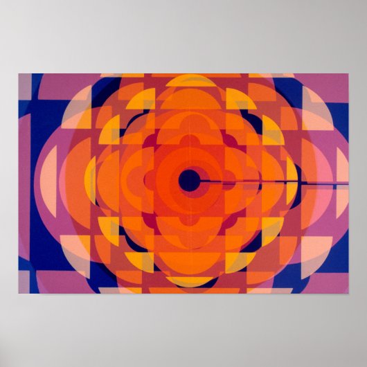 CBC gestileerd logo jaren 70 Poster (Voorkant)