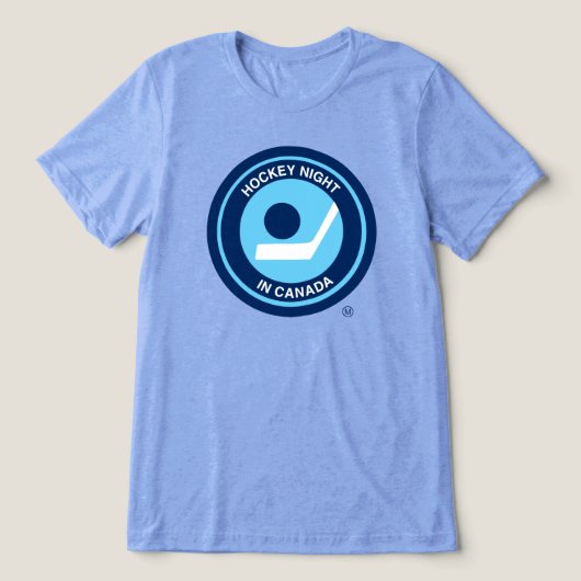 CBC Hockey Night Retro Logo Tri-Blend Shirt (Design voorkant)