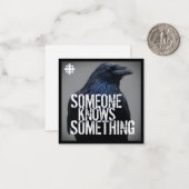 CBC Iemand kent iets Notitiekaartje (Voorkant / Achterkant in situ)