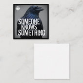 CBC Iemand kent iets Notitiekaartje (Voorkant / Achterkant)