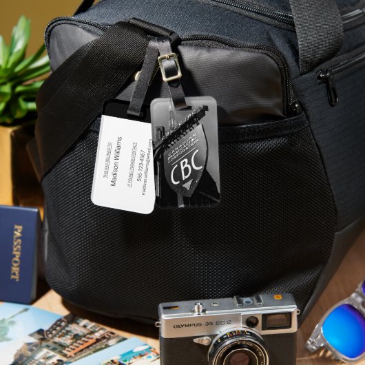 CBC Jarvis Street Sign (1940) Bagagelabel (Voorkant /achterkant)