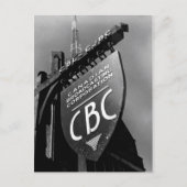 CBC Jarvis Street Sign (1940) Briefkaart (Voorkant)
