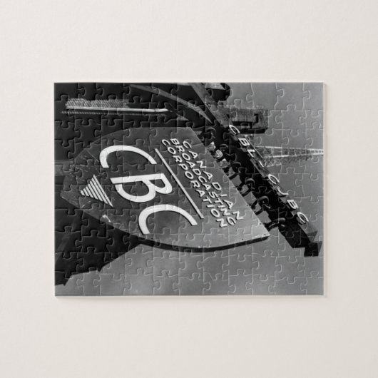 CBC Jarvis Street Sign (1940) Legpuzzel (Horizontaal)