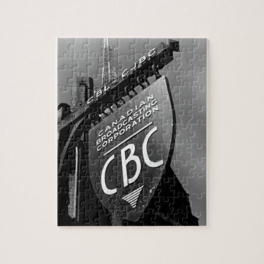 CBC Jarvis Street Sign (1940) Legpuzzel (Verticaal)