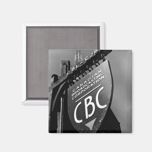 CBC Jarvis Street Sign (1940) Magneet (Voorkant / Achterkant)