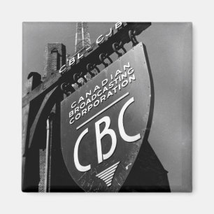 CBC Jarvis Street Sign (1940) Magneet