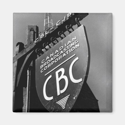CBC Jarvis Street Sign (1940) Magneet (Voorkant)