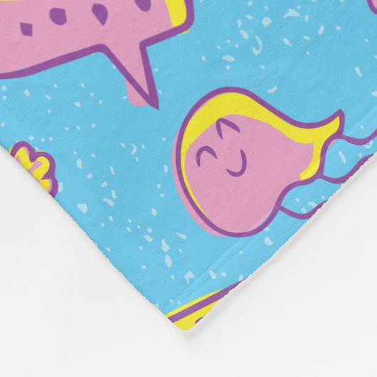 CBC Kinder Patroon Monogram Fleece Deken (Hoek)