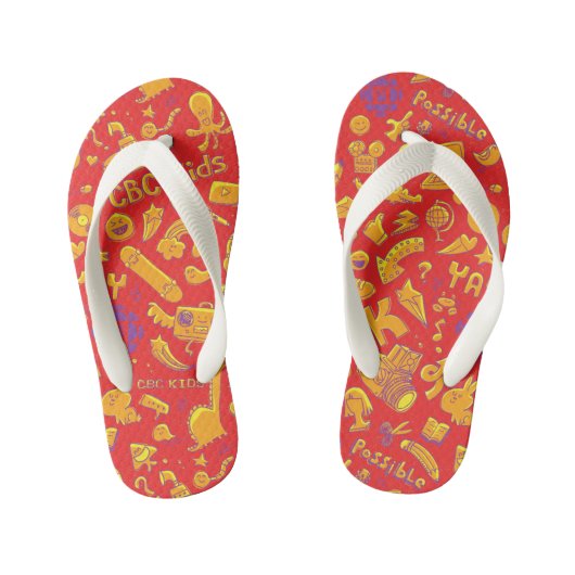 CBC Kinder Patroon Teenslippers (Voetbed)